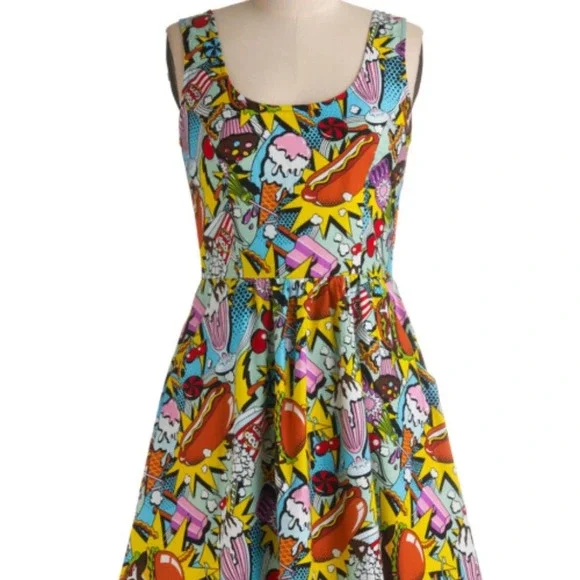 NEW Modcloth "Good Enough to Eat" Folter Junk Food - Picture 3 of 3